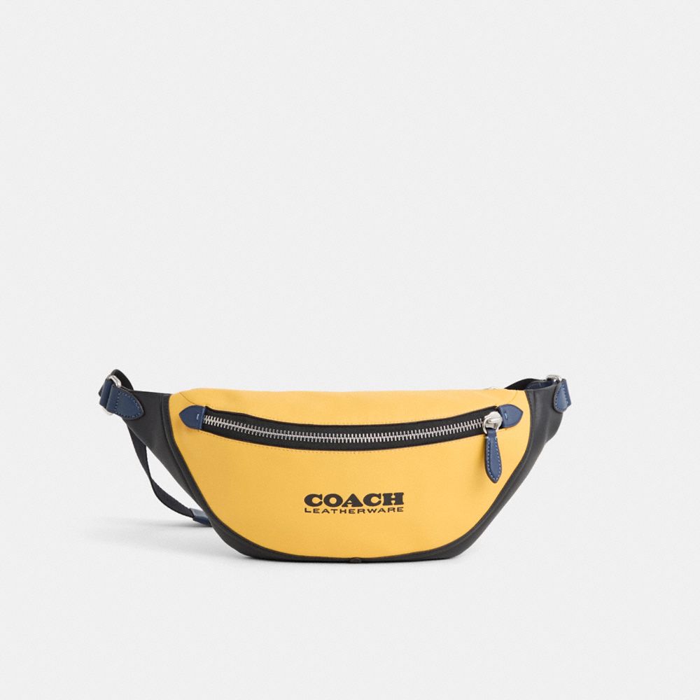 Coach Restored League Belt Bag In Colorblock