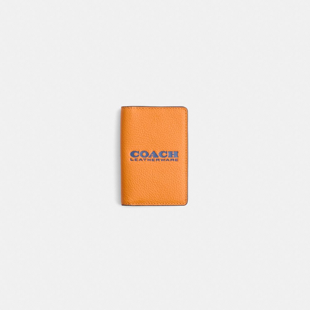 Coach Restored Card Wallet In Yellow