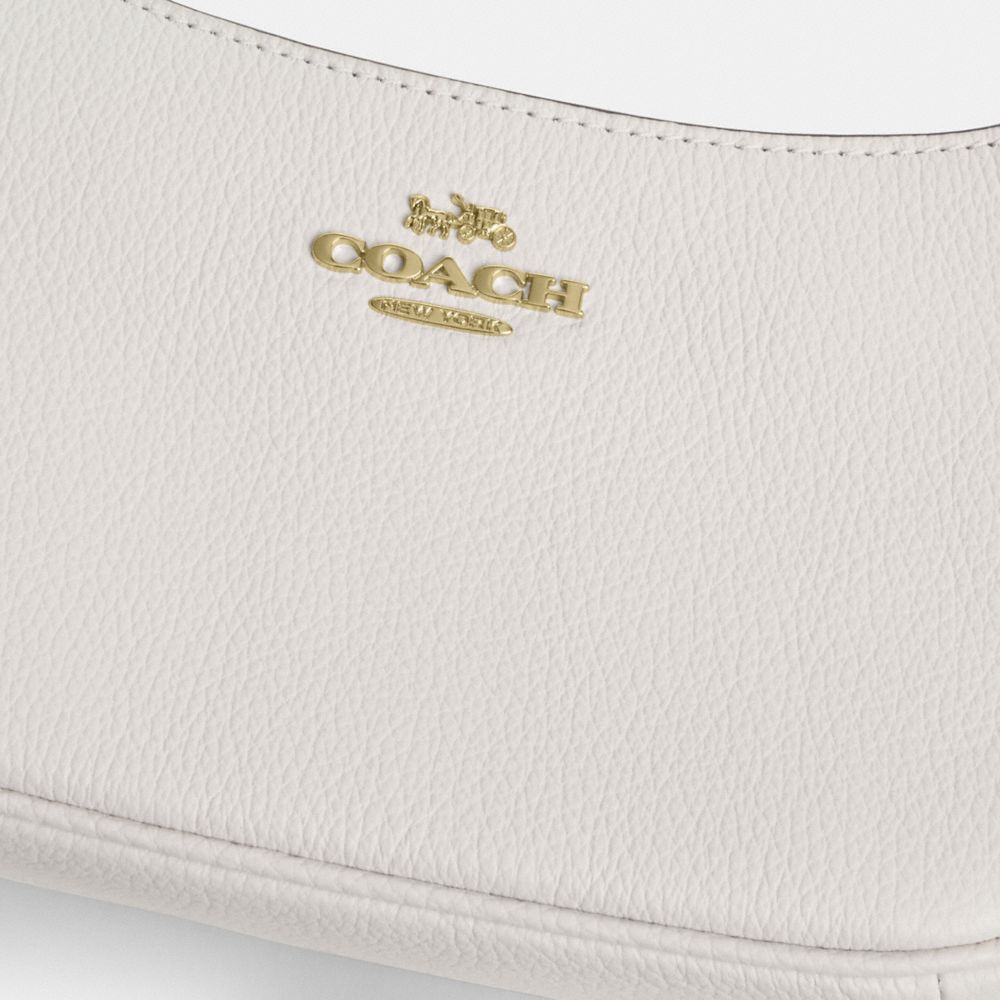 COACH®,Teri Mini Crossbody Bag,Shoulder Bag,Metal,Logo,Casual,Day Party,White,Closer View
