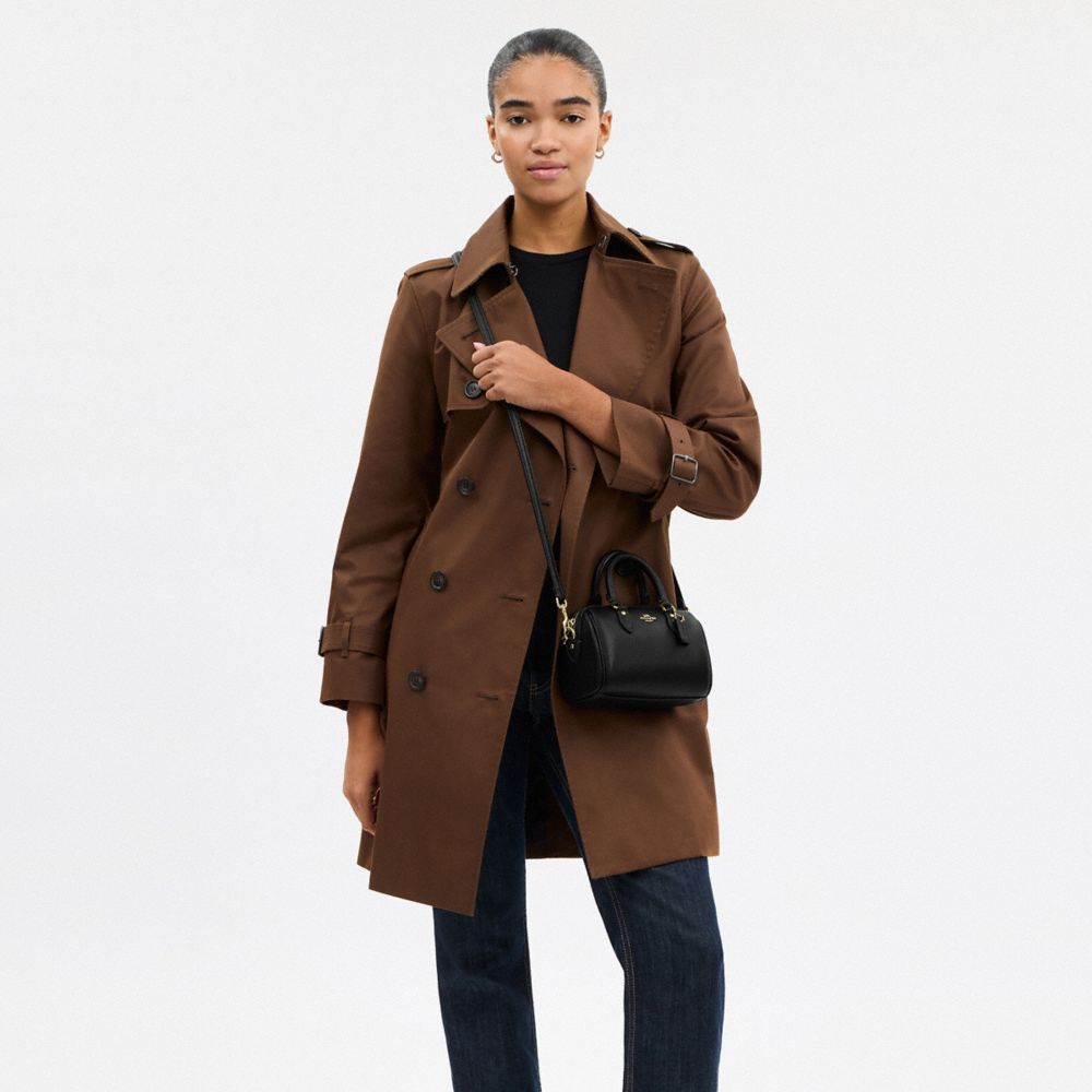 COACH®,Mini Rowan Crossbody Bag,Crossbody,Metal,Logo,Casual,Black