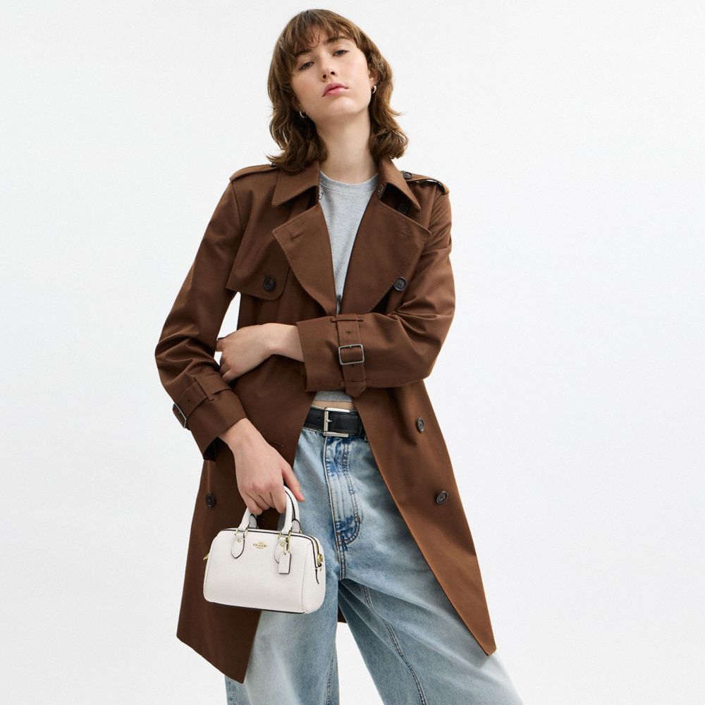 COACH®,Mini Rowan Crossbody Bag,Crossbody,Metal,Logo,Casual,White,Detail View