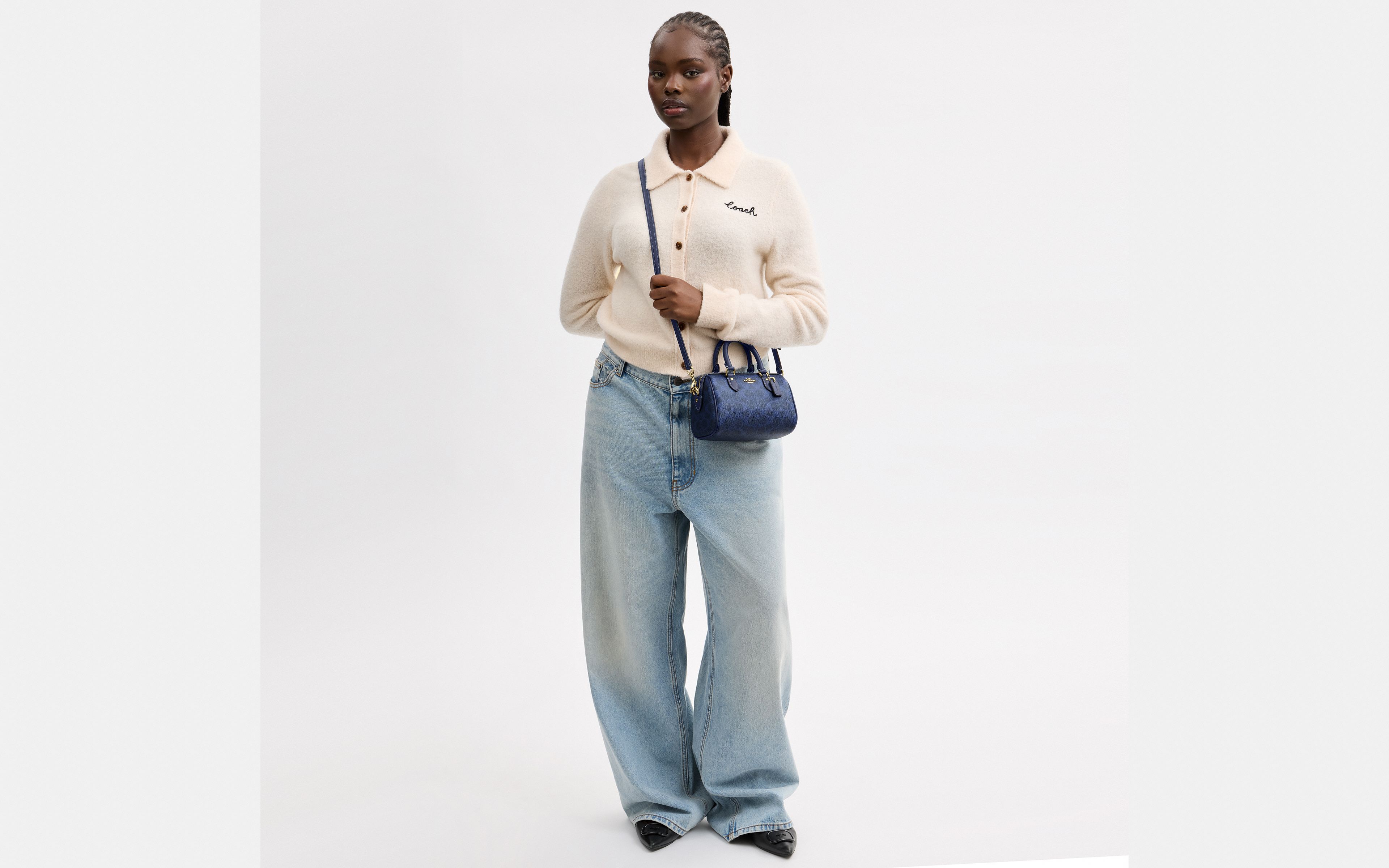 Mini Rowan Crossbody Bag In Signature Canvas