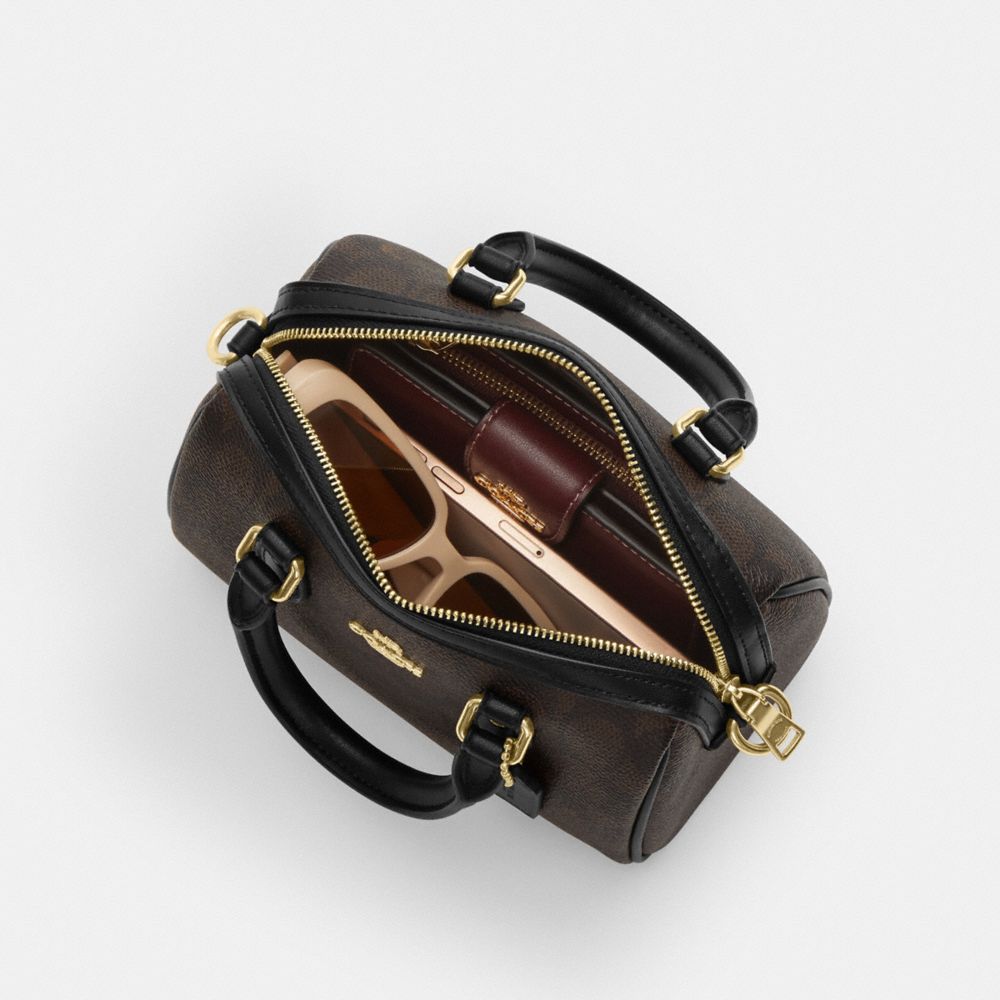 Mini Rowan Crossbody Bag Signature Canvas