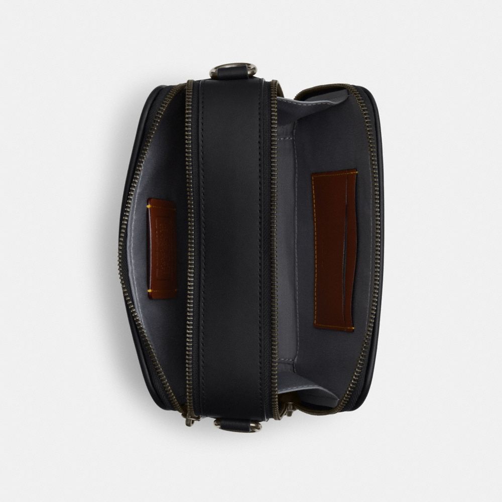 COACH®,Wyatt Crossbody Bag In Signature Canvas,Crossbody,Casual,,Inside View,Top View