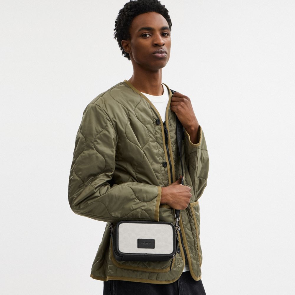 COACH®,Wyatt Crossbody Bag In Signature Canvas,Crossbody,Casual,,Detail View
