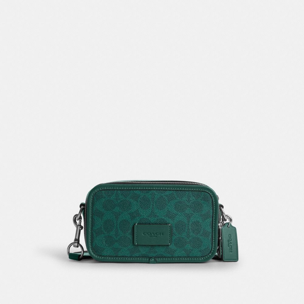 COACH®,Wyatt Crossbody Bag In Signature Canvas,Crossbody,Casual,,Front View