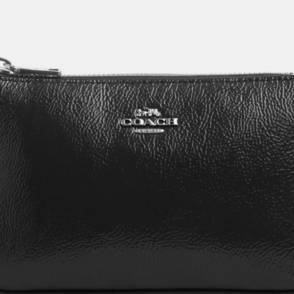 COACH®,Nolita 19,Shoulder Bag,Wristlet,Logo,Metal,Casual,Black