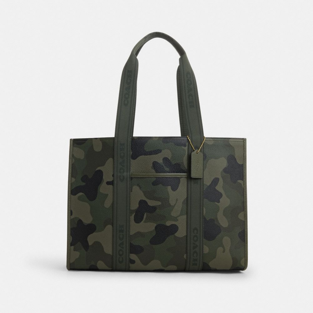 COACH Outlet Large Smith Tote Bag With Camo Print