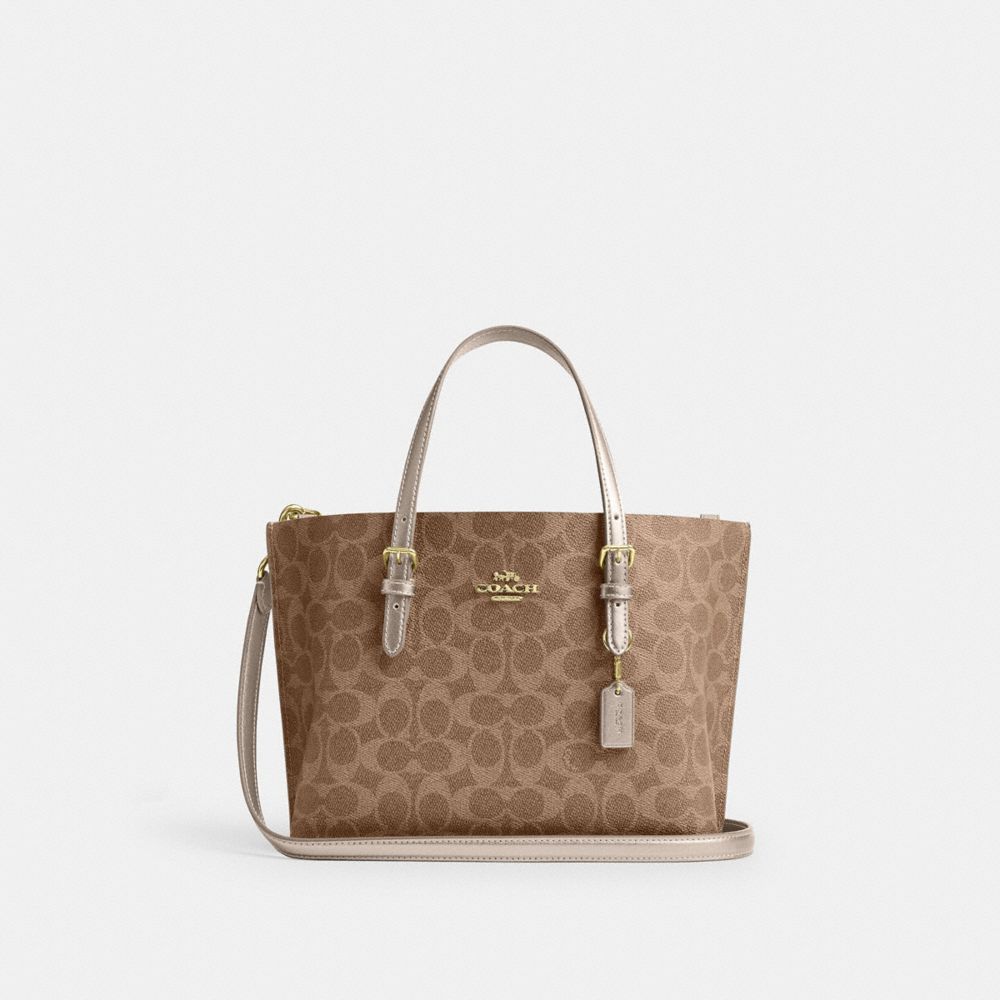 Coach tote monogram sale