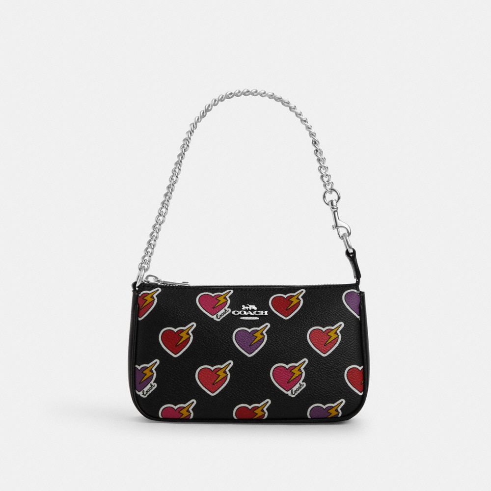 COACH®,Nolita 19 With Heart Bolt Print,,Front View