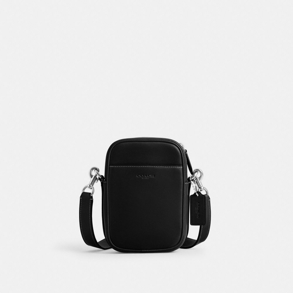 COACH®,Hitch Crossbody,Crossbody,Logo,Pen Holder,Casual,Black,Front View