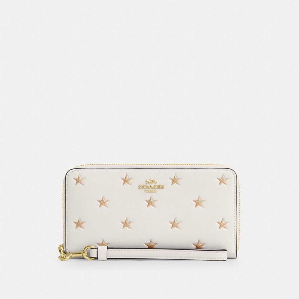 ホワイト わかり易 COACH コーチ 財布 長財布