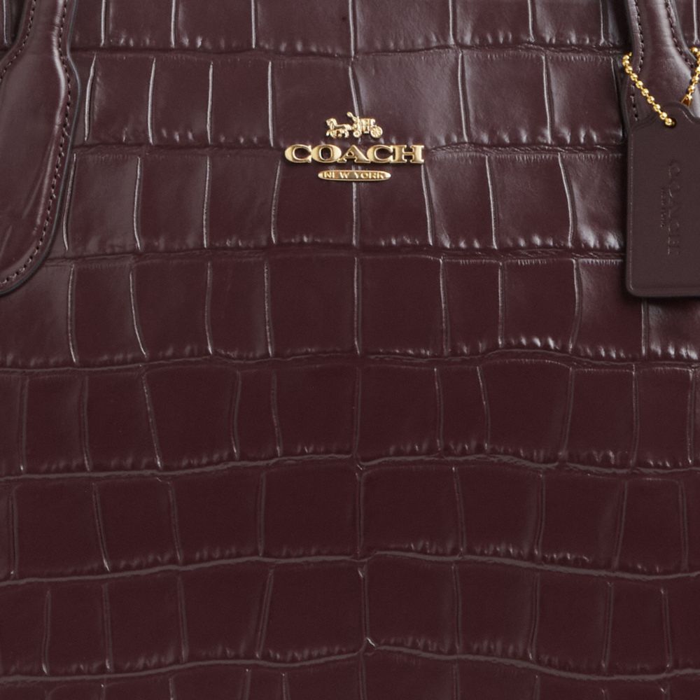 COACH®,Nina Tote Bag,Tote,Logo,Casual,Maroon