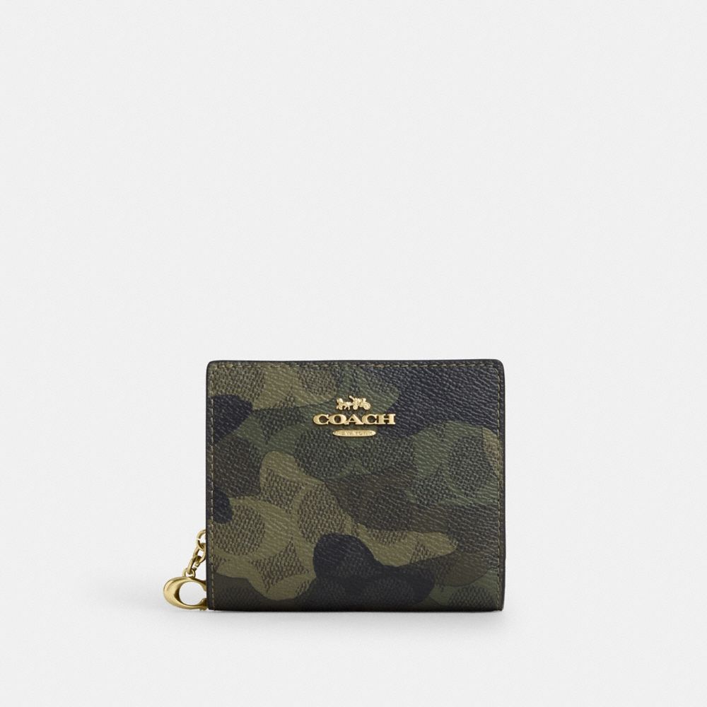 Coach camo wallet sale