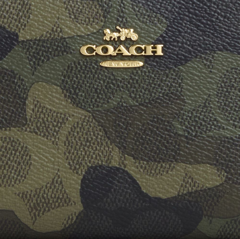 COACH®,Snap Wallet In Signature Camo Print,Multi Color