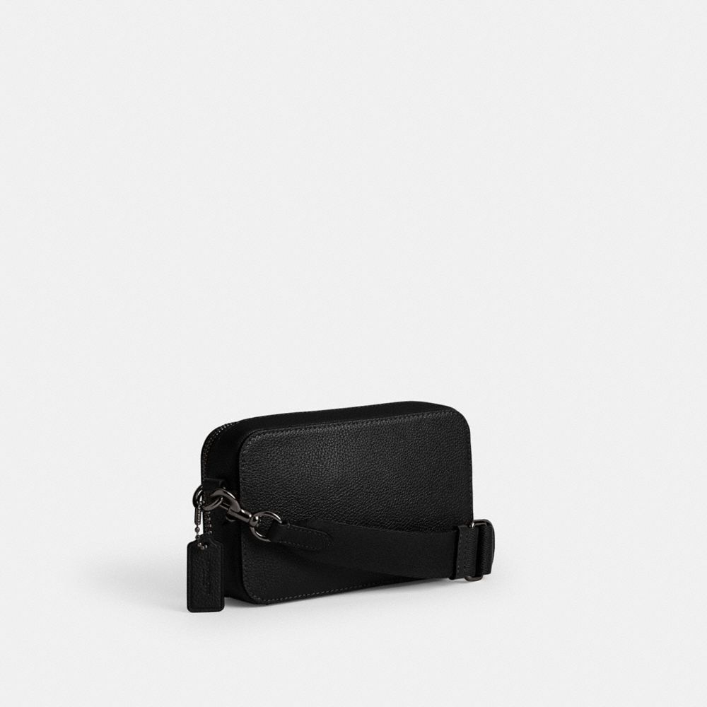 Coach Charter Slim Crossbody With  Graphic In Black