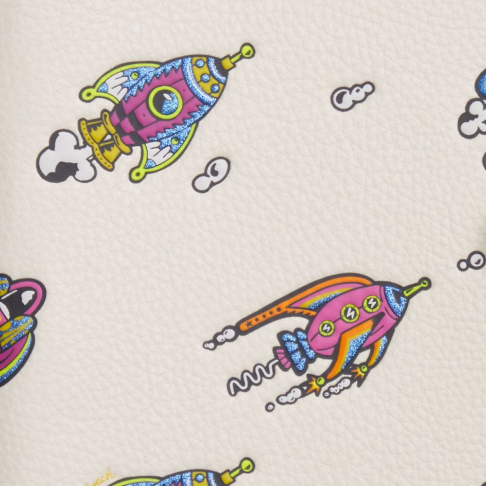 COACH®,Notebook With Rocket Print,