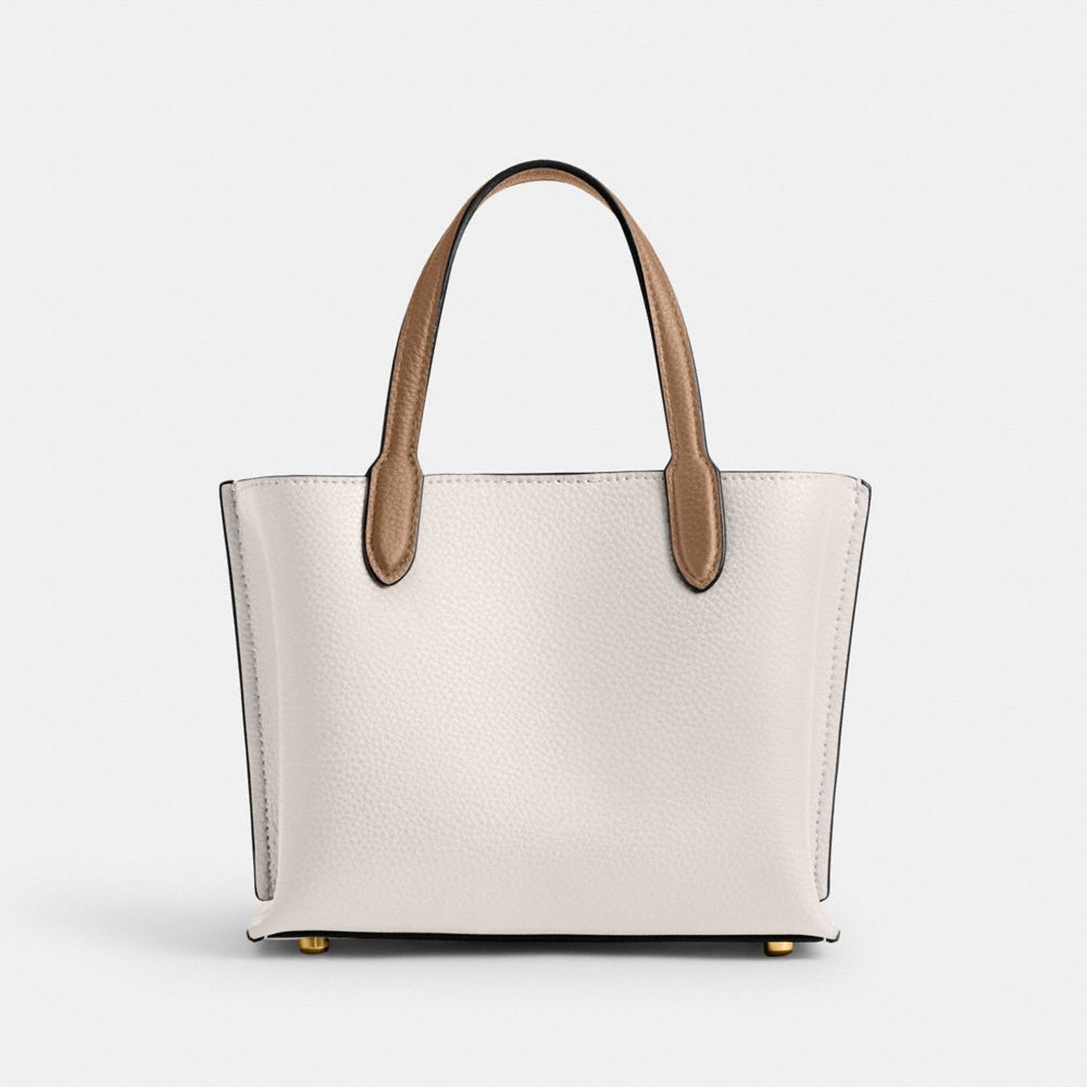 COACH®,Willow Tote Bag 18,,Back View