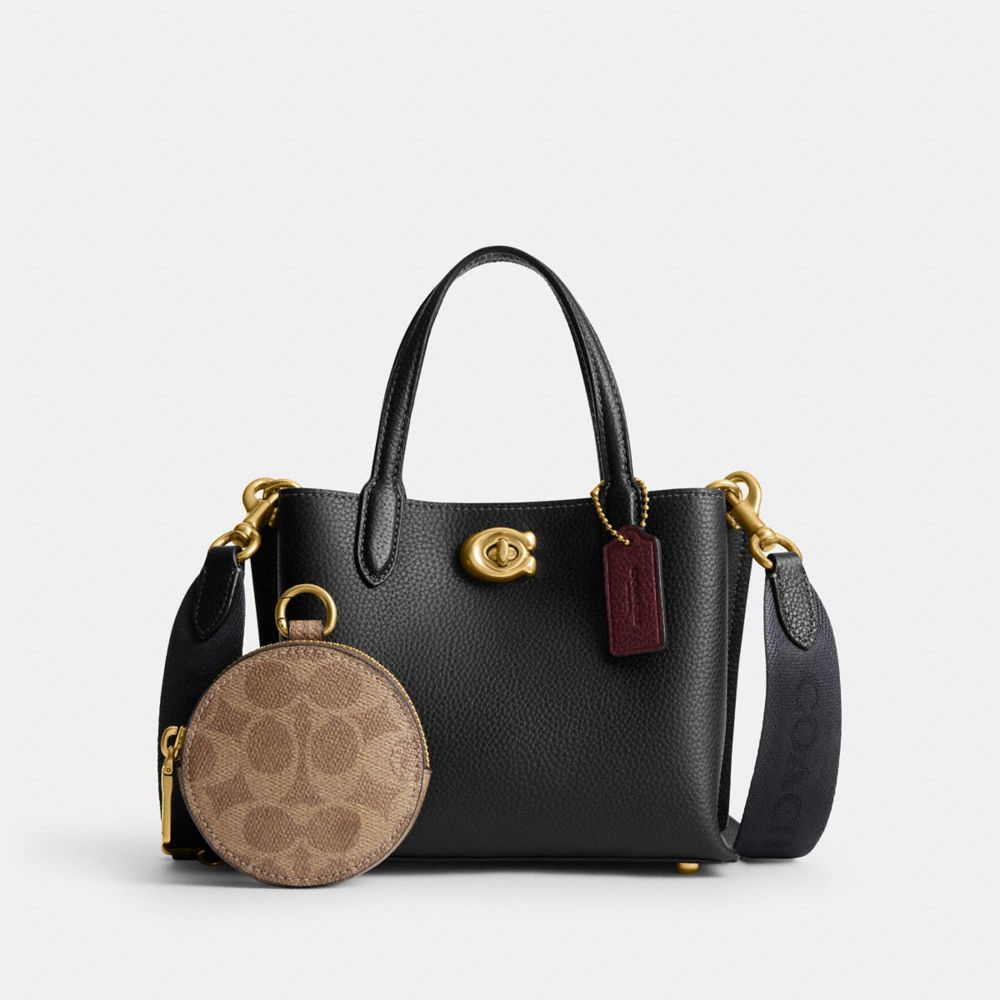 Shop Coach Willow Tote 18 In Black