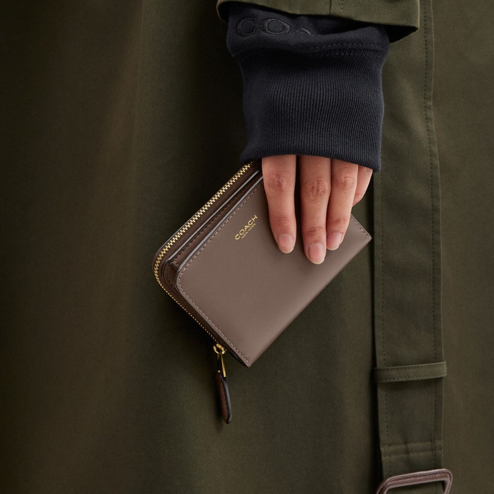 ★COACH★New York Billfold Walllet★Dark Stone★ Coach In Brass/dark Stone | ModeSens