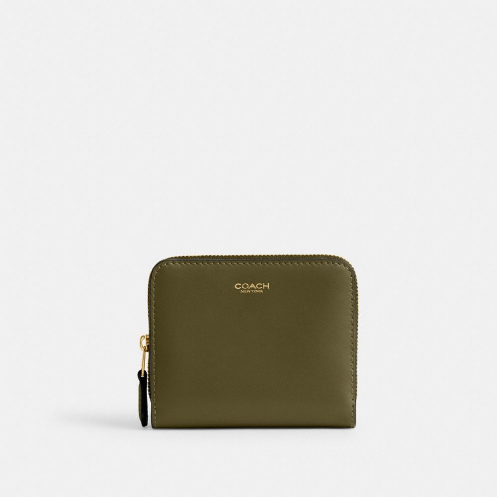 Coach New York Billfold Wallet In Green