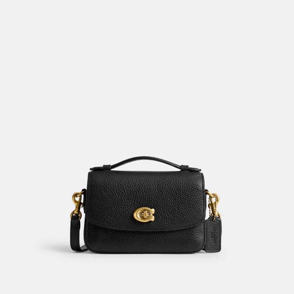 Shop Coach Cassie Crossbody Bag 17 In Brass/black