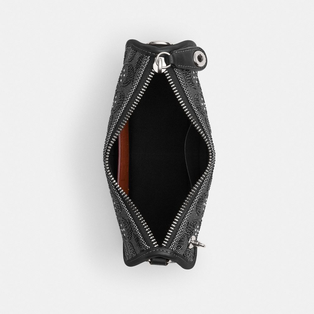 Swinger Bag 20 With Chain In Crystal Signature Jacquard