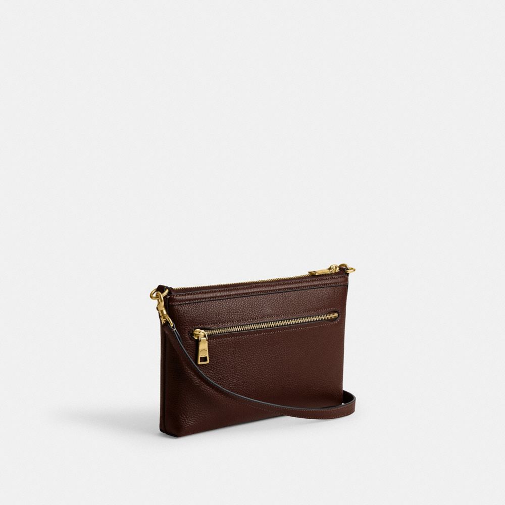 夏崩レ、片想イ。  COACHジッパー付ブラウンレザートートバッグ コーチ トートバッグ レディース ブランド COACH Cambodi CY666 IMV2R