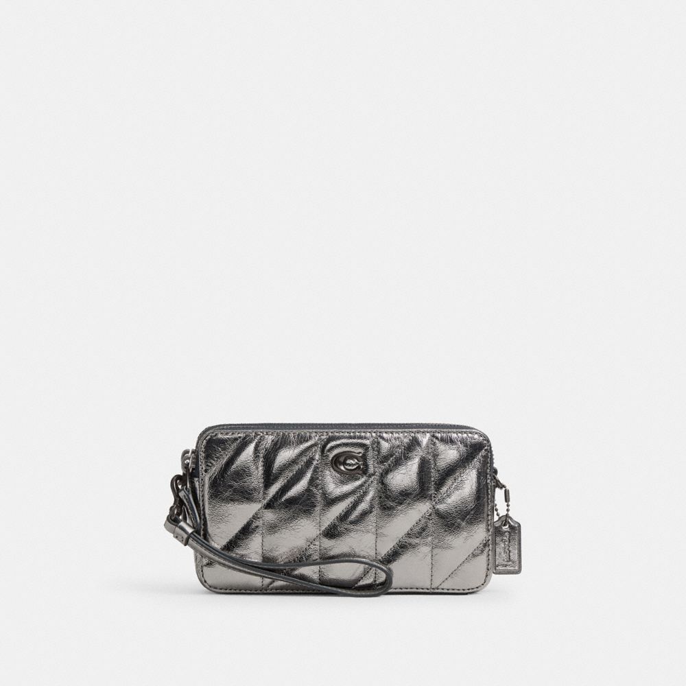 Pewter Anthracite Kira Crossbody With Quilting