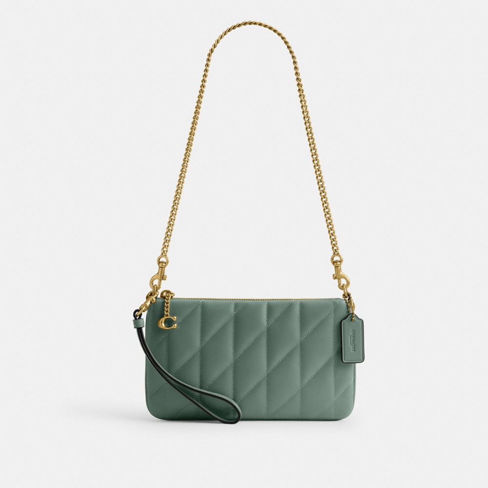 Shop Coach Pouch Mit Kissensteppung In Green