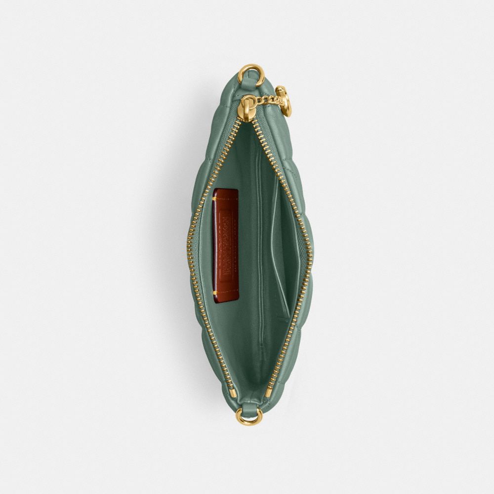 Shop Coach Pouch Mit Kissensteppung In Green