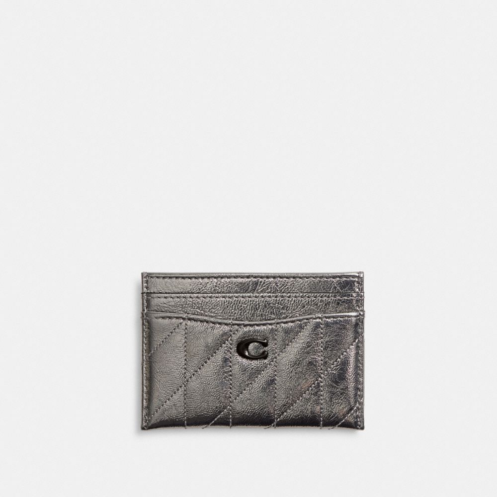 Shop Coach Essential Kartenetui Mit Steppung In Pewter/anthracite