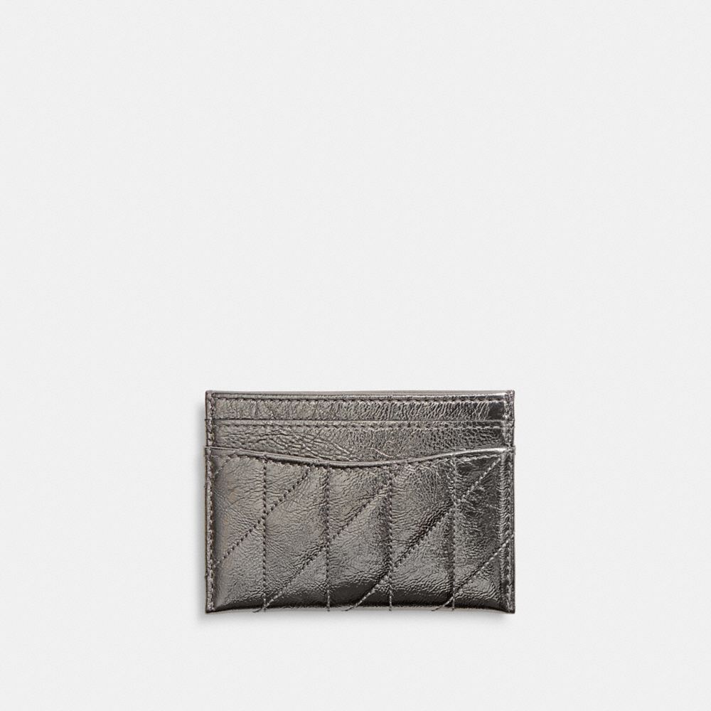 Shop Coach Essential Kartenetui Mit Steppung In Pewter/anthracite