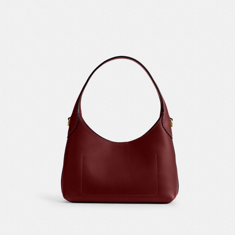 Burgundy purse coach sale