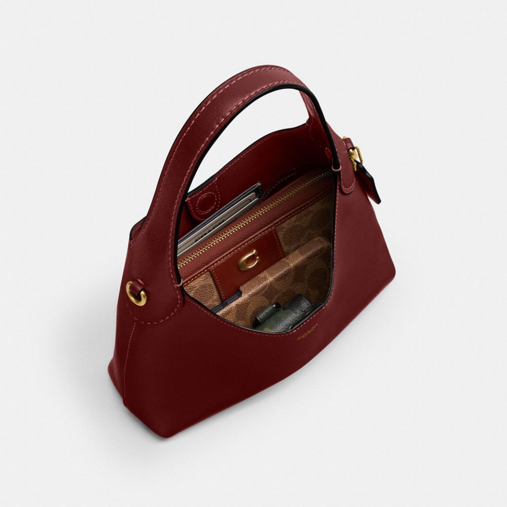 Coach In Brass/dark Ruby