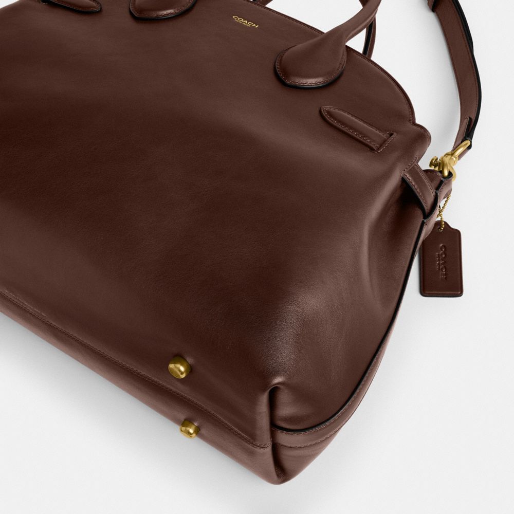 COACH®,CABAS SOFT EMPIRE 40,Laiton/Érable,Outsole View