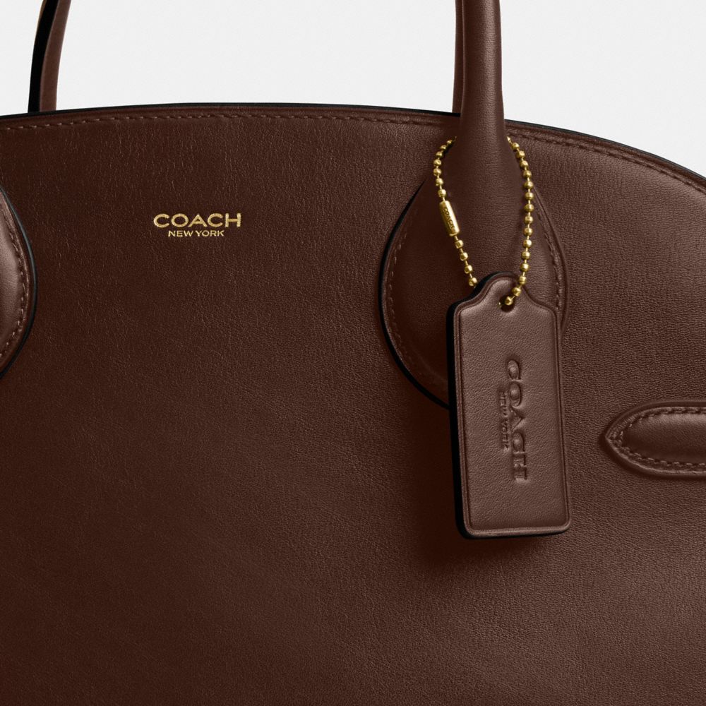 COACH®,CABAS SOFT EMPIRE 40,Laiton/Érable,Closer View