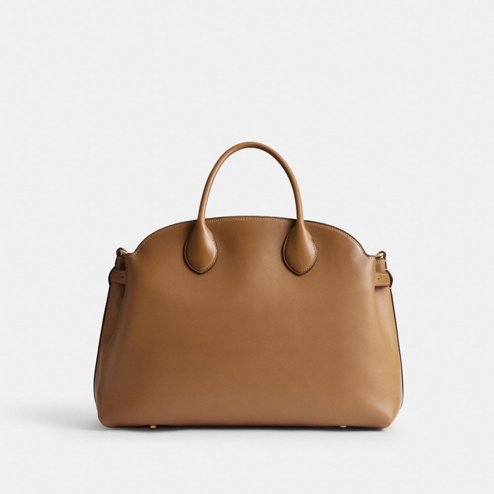 Coach Soft Empire Carryall Bag 28 In Brass/honey Brown