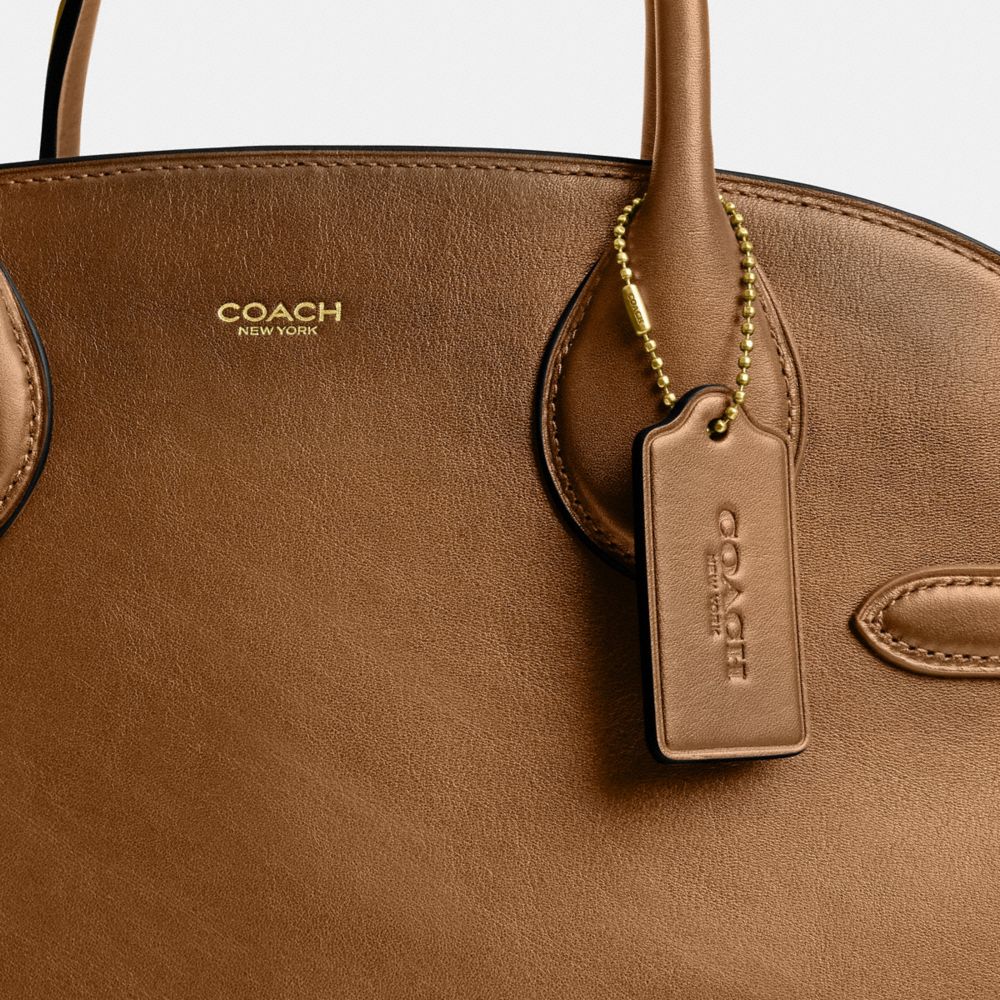 Coach Soft Empire Carryall Bag 28 In Brass/honey Brown