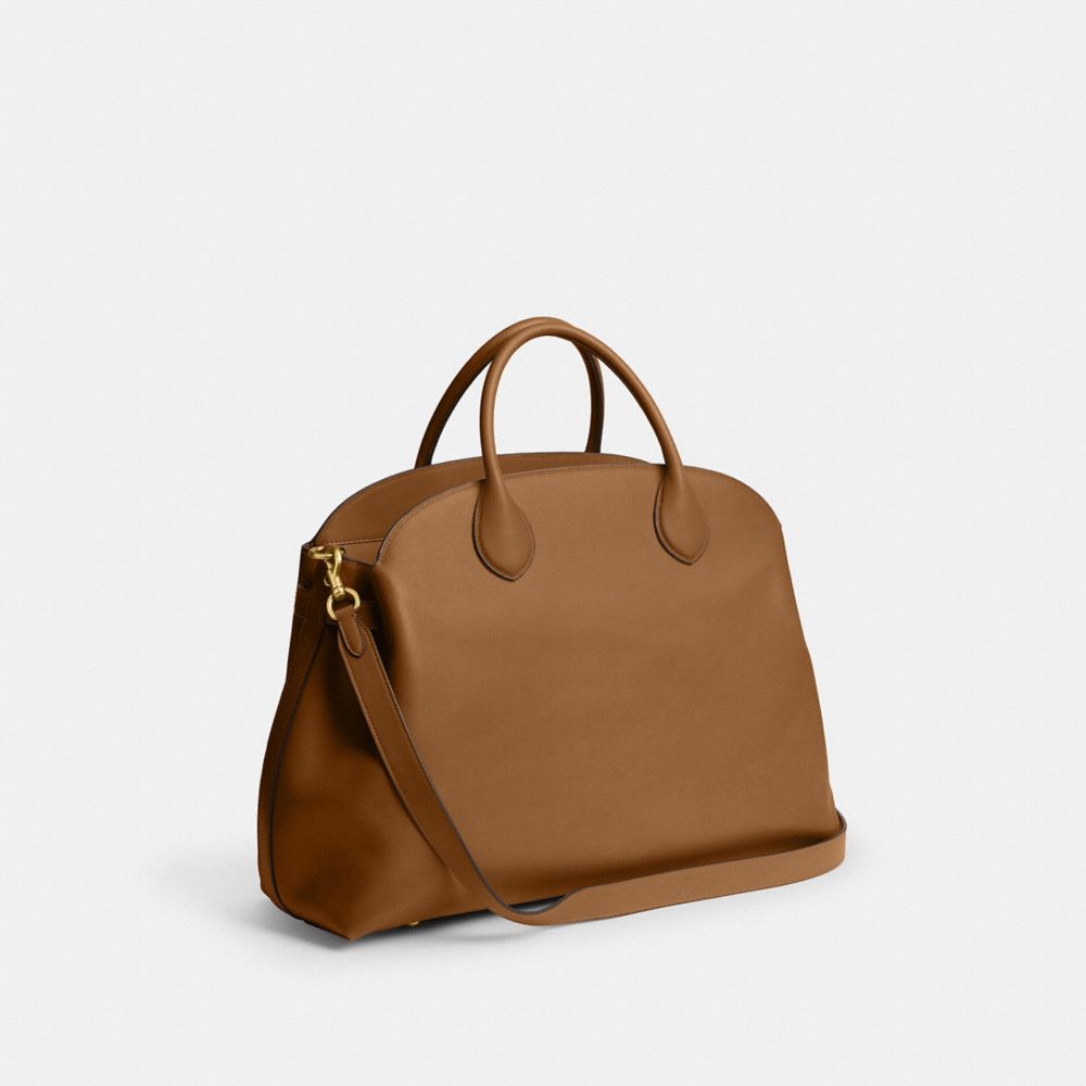 COACH®,Soft Empire Carryall Bag 48,Duffle Bag,Logo,Studded,Expandable,,Angle View