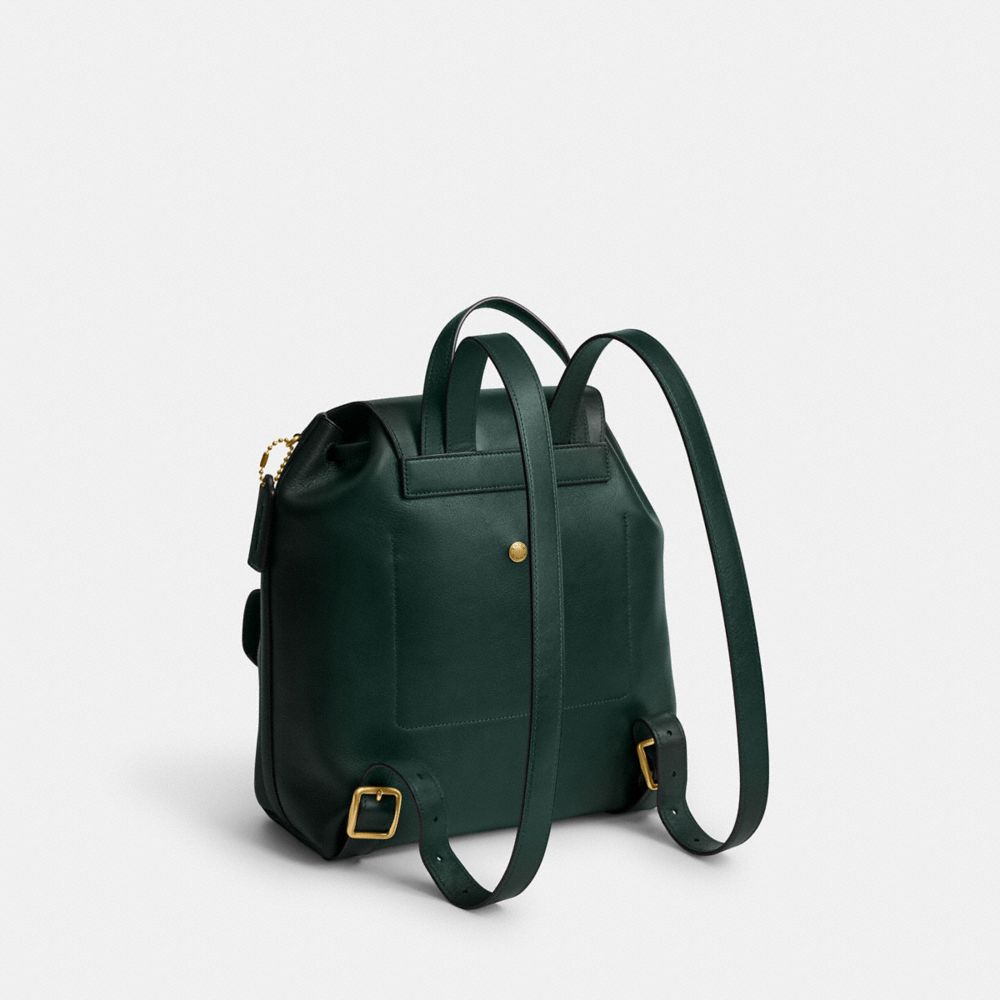 COACH®,Crosby Backpack 28,Backpack,Metal,Logo,Compact,Casual,,Angle View