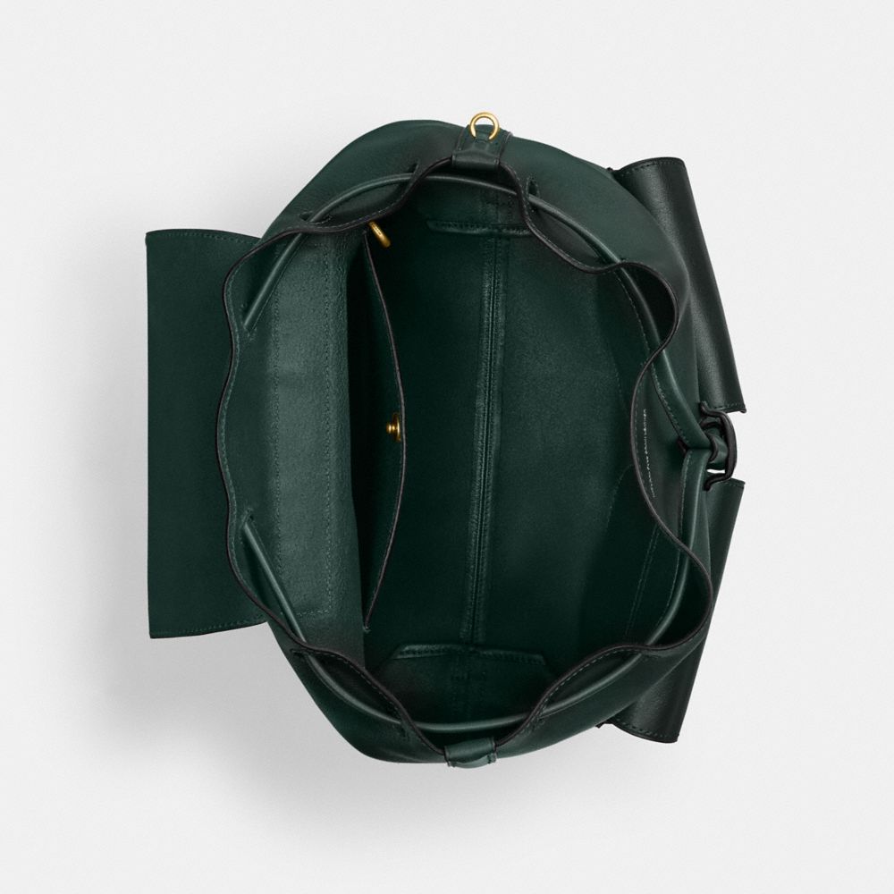 COACH®,Crosby Backpack 28,Backpack,Metal,Logo,Compact,Casual,,Inside View,Top View