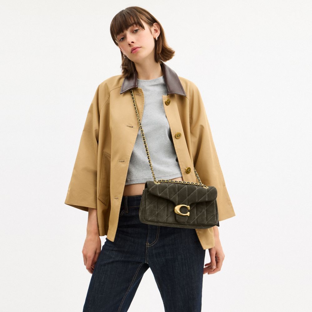 COACH®,Tabby Shoulder Bag 26 With Quilting,Shoulder Bag,Metal,Logo,Shoulder Guard,Compact,Day Party,
