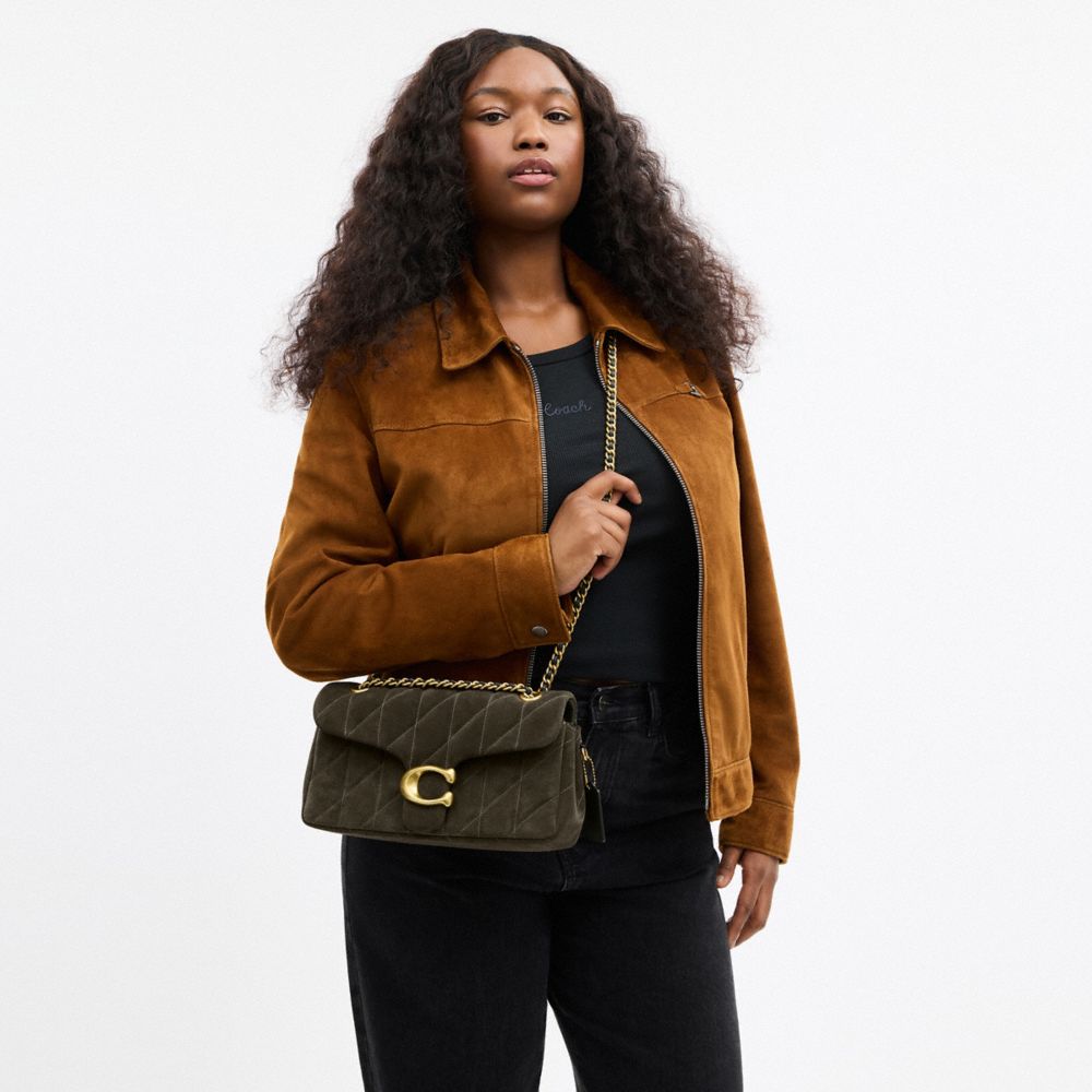 COACH®,Tabby Shoulder Bag 26 With Quilting,Shoulder Bag,Metal,Logo,Shoulder Guard,Compact,Day Party,