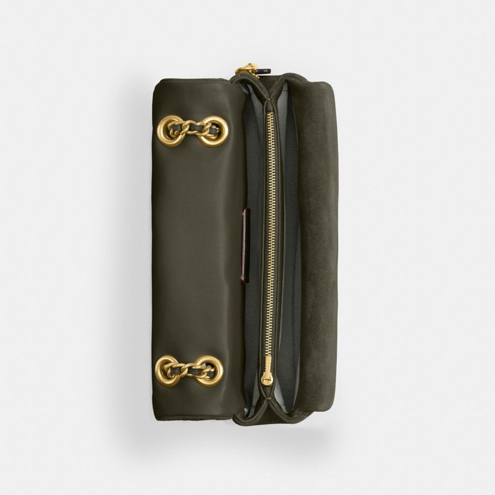 Coach Tabby Shoulder Bag 26 With Quilting In Green