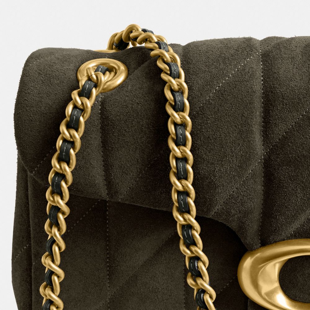 COACH®,Tabby Shoulder Bag 26 With Quilting,Shoulder Bag,Metal,Logo,Shoulder Guard,Compact,Day Party,,Closer View