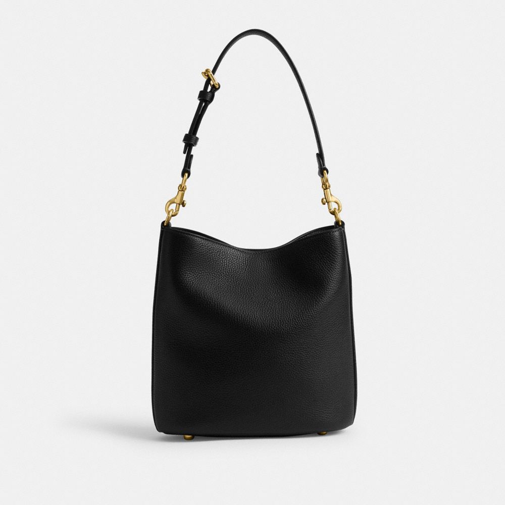 COACH®,Willow Soft Bucket Bag 19,,Back View