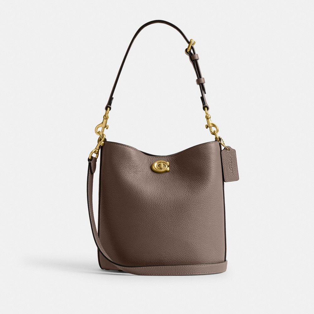 COACH®,Willow Soft Bucket Bag 19,,Front View image number 0