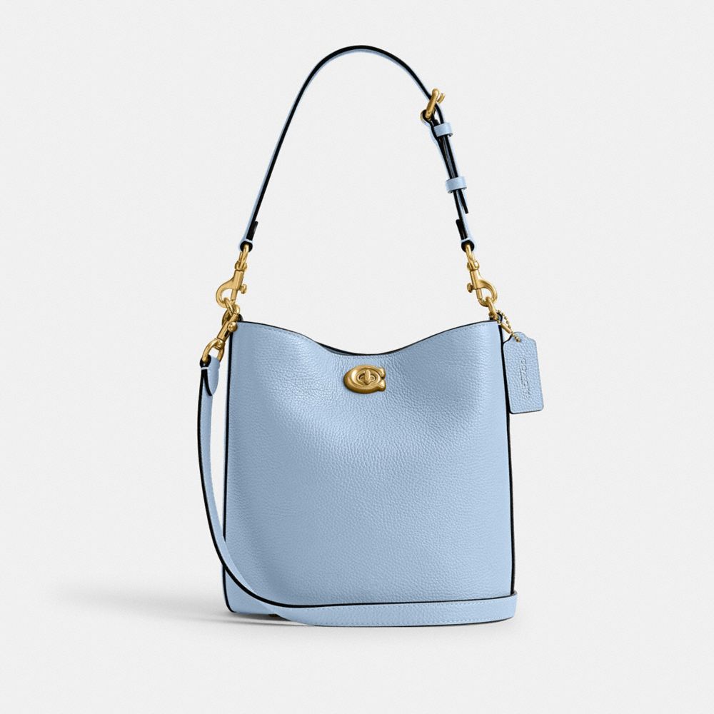 COACH®,Willow Soft Bucket Bag 19,,Front View image number 0