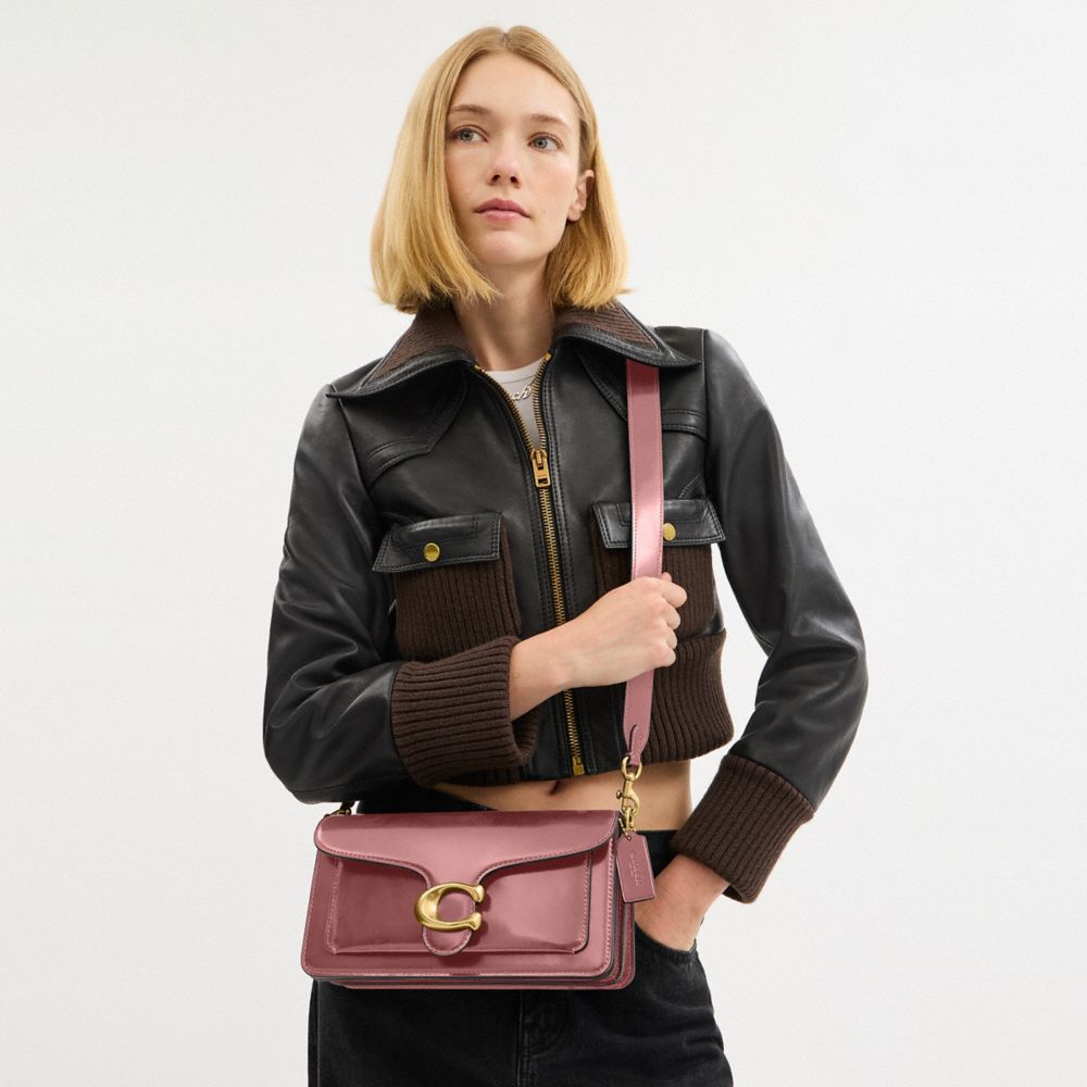 COACH®,Tabby Shoulder Bag 26,Shoulder Bag,Logo,Compact,Casual,Blush